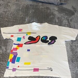 Vintage 1994 Yes "Talk" World Tour T-Shirt featuring artwork by Peter Max.‎